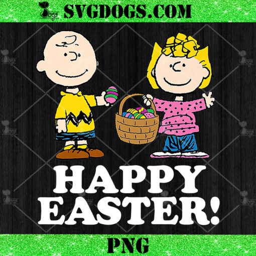 Charlie Brown Happy Easter PNG, Peanuts Happy Easter PNG, Snoopy PNG