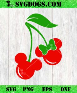 Cherry Ears Mouse Mickey SVG, Mickey And Minnie Cherry SVG PNG EPS DXF