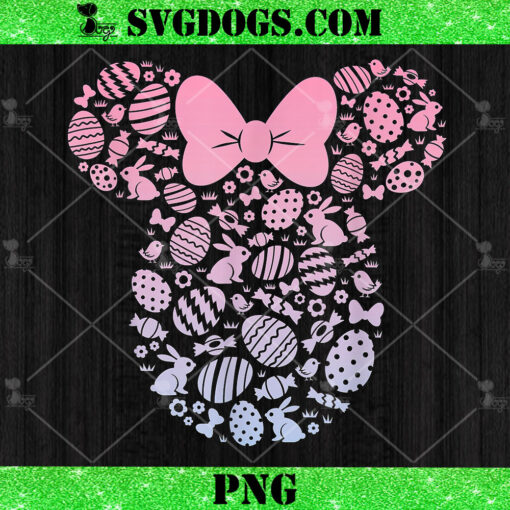 Disney Mouse Easter Egg PNG, Minnie Mouse Easter 2023 PNG, Disney Easter Day PNG