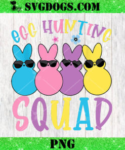 Egg Hunting Squad Easter PNG, Happy Easter Bunny PNG