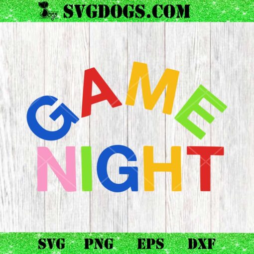 Game Night SVG PNG