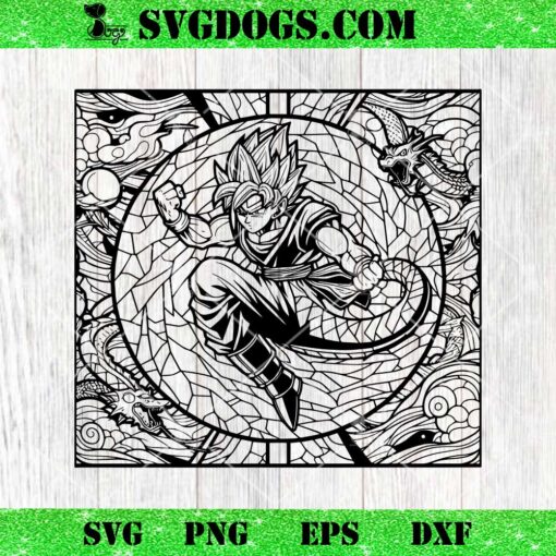 Goku Anime SVG, Dragon Ball SVG PNG DXF EPS