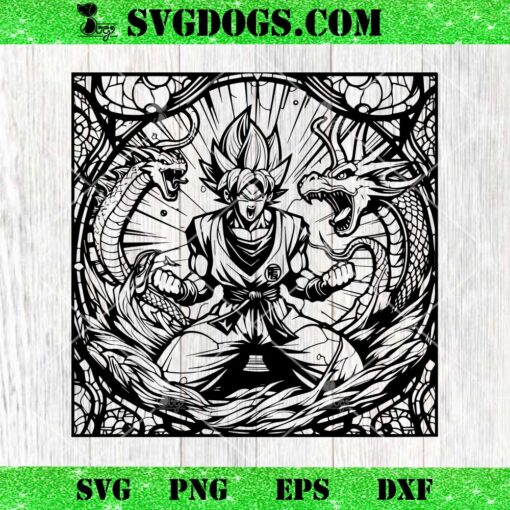 Goku Mandala SVG, Goku Dragon Ball SVG PNG DXF EPS