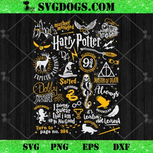 Harrry Potter Wizard Hogwarts SVG, Wizard SVG, Hogwarts School Emblem SVG PNG EPS DXF