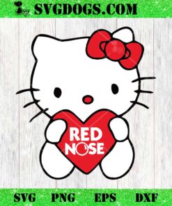 Sonic Red Nose Day SVG, Red Nose Day SVG, Sonic SVG PNG EPS DXF