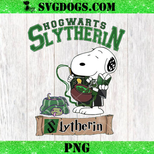 Hogwarts Slytherin PNG, Snoopy Harry Potter PNG