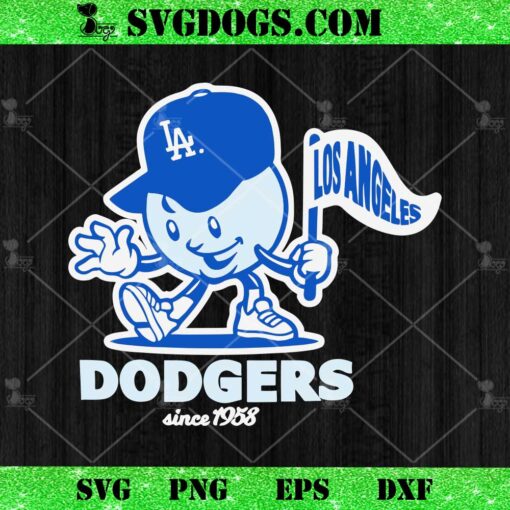 Los Angeles Dodgers Since 1958 SVG, Dodgers SVG PNG EPS DXF