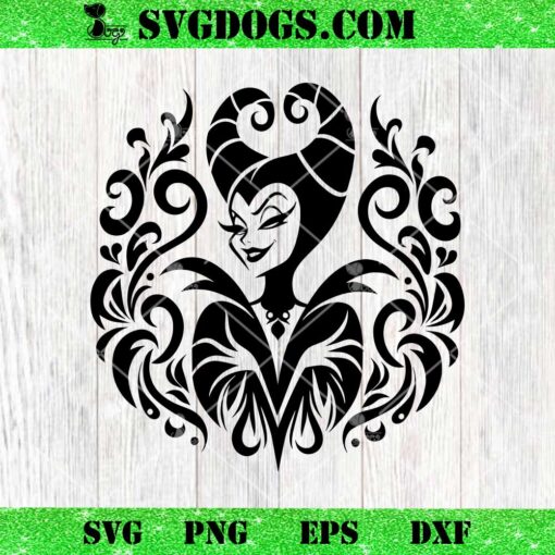 Maleficent Mandala SVG, Evil Queen SVG PNG DXF EPS