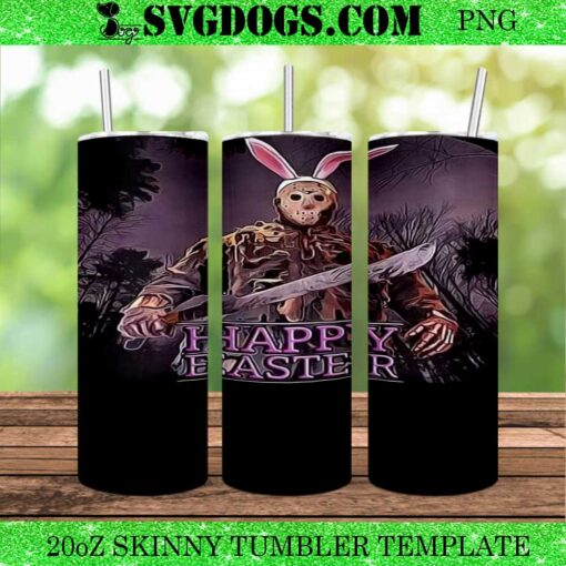 Michael Myers Happy Easter 20oz Tumbler Wrap PNG File
