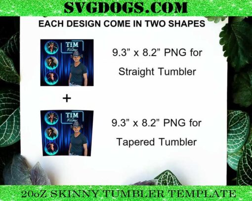 Tim Mcgraw 20oz Tumbler Wrap PNG File
