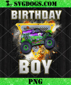 Monster Truck Birthday Boy PNG