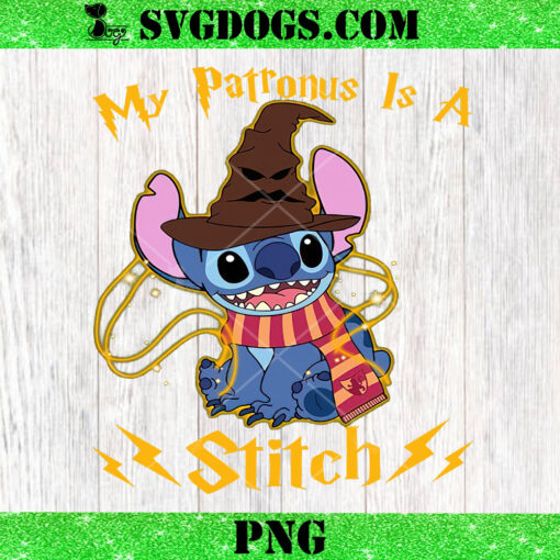 My Patronus Is A Stitch Harry Potter PNG, Disney Stitch Harry Potter PNG, Hogwarts PNG