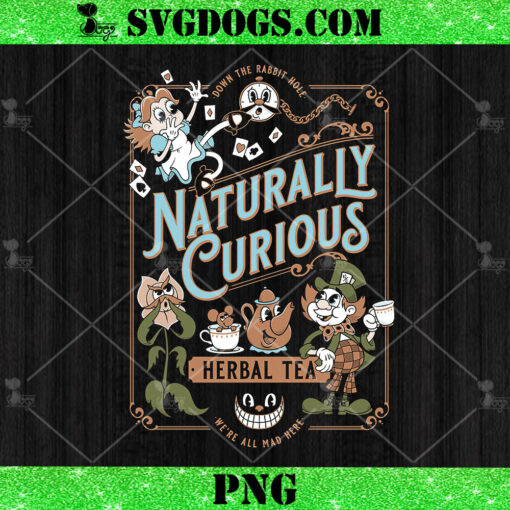 Naturally Curious PNG, Cartoon Alice In Wonderland PNG