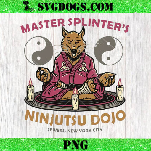 Ninjutsu Dojo PNG, Master Splinter’s PNG