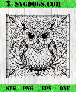 Owl SVG, Owl Mandala SVG PNG EPS DXF