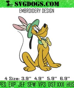 Pluto Easter Day Embroidery File