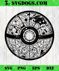 Pokemon PokeBall Mandala SVG