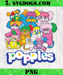 Popples PNG, Cute Bear PNG, Popples 1980s PNG
