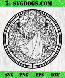 Princess Aurora Mandala SVG, Sleeping Beauty SVG PNG DXF EPS