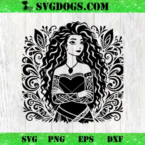 Princess Moana Mandala SVG, Moana Characters SVG PNG DXF EPS