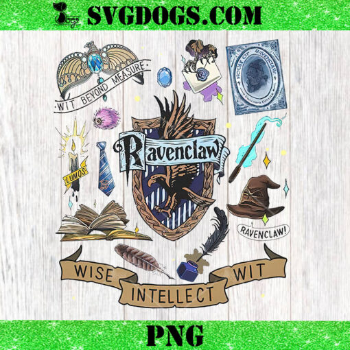 Ravenclaw Wise Intellect Wit PNG, Harry Potter Ravenclaw PNG