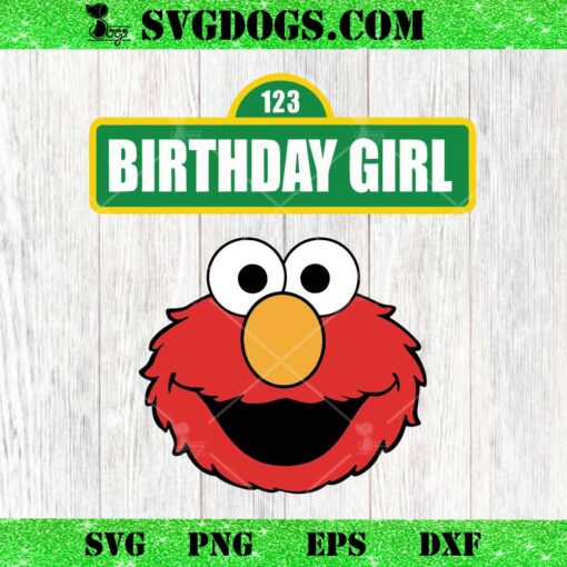 Sesame Street Birthday Girl SVG PNG