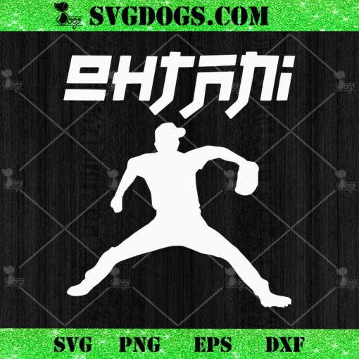 Shohei Ohtani SVG, MLB Los Angeles Dodgers SVG PNG DXF EPS