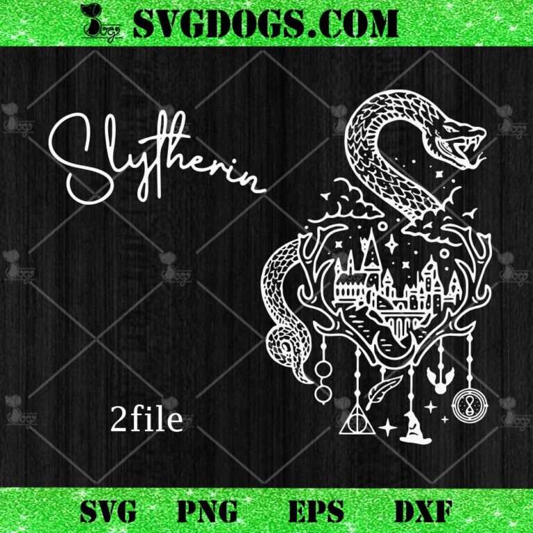 Slytherin Harry Potter SVG, Slytherin Emblem SVG PNG EPS DXF