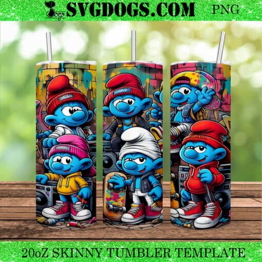 Smurf Kero 20oz Tumbler Wrap PNG