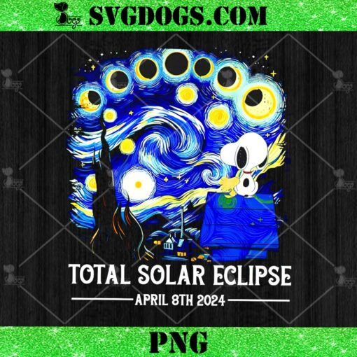 Snoopy and Woodstock total solar eclipse 2024 PNG