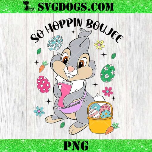 So Hoppin Boujee PNG, Happy Easter Day PNG