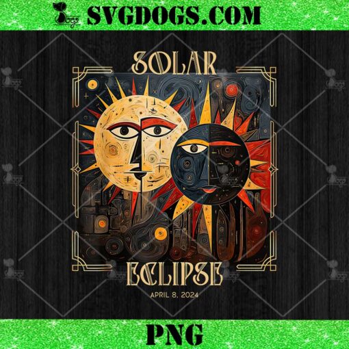 Solar Eclipse Shirt 2024 Sun Totality April 8th America PNG