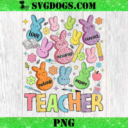 Teacher Of Sweet Easter Day PNG, Easter Teacher PNG