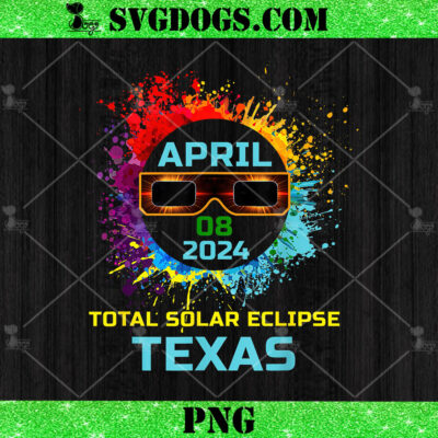 Total Solar Eclipse Texas 2024 PNG, April 08 2024 PNG