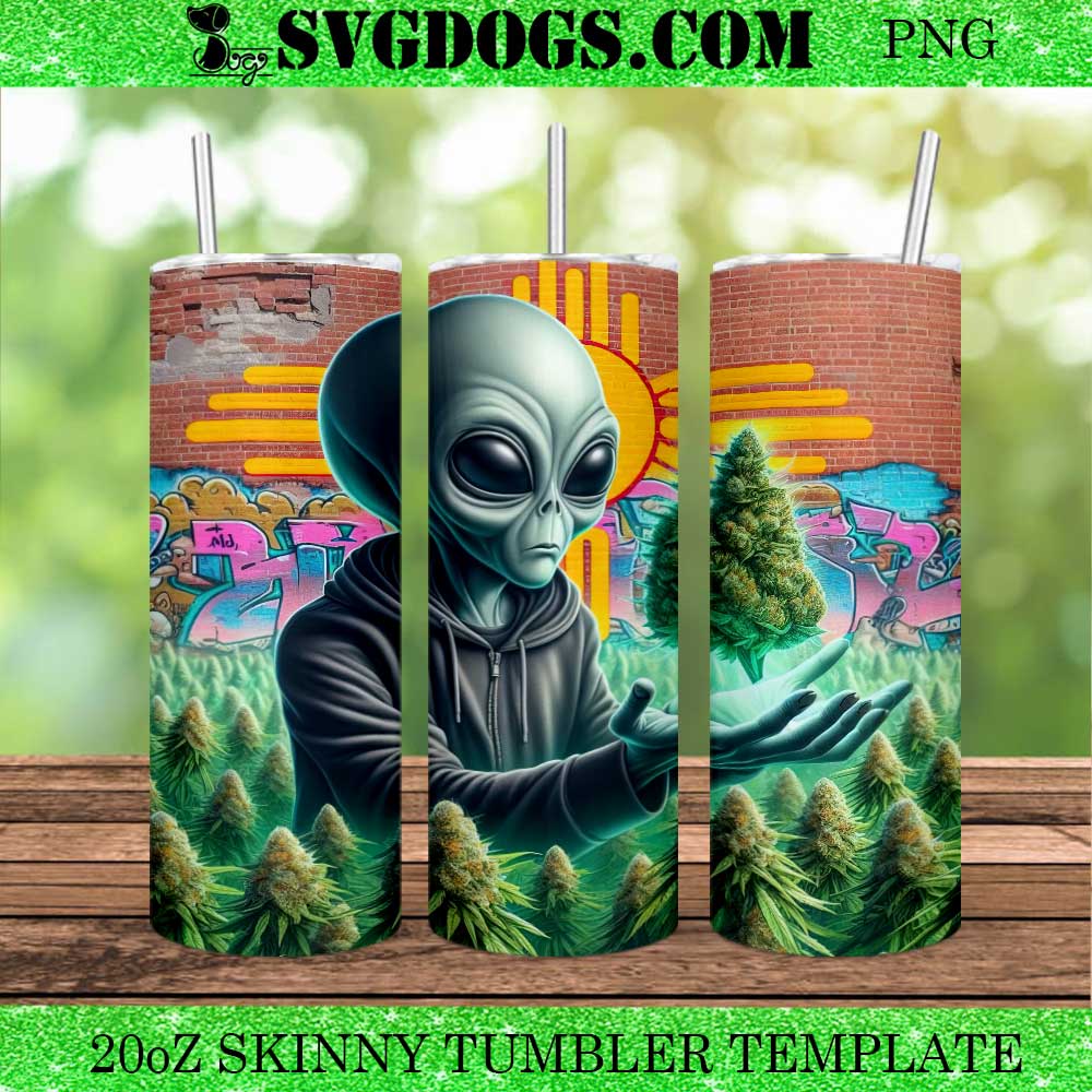 Alien 20oz Tumbler, Dab Weed 20oz Tumbler Wrap PNG File Alien 20oz Tumbler, Dab Weed 20oz Tumbler Wrap PNG File