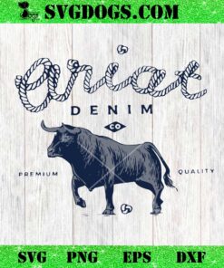 Ariat Denim Bull SVG, Country Music Vintage America SVG PNG EPS DXF
