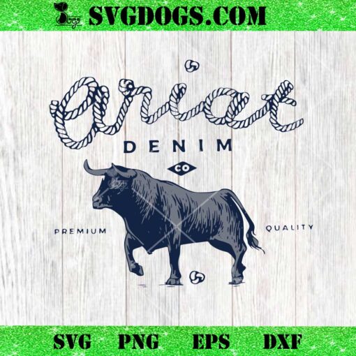 Ariat Denim Bull SVG, Country Music Vintage America SVG PNG EPS DXF