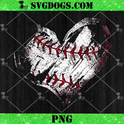 Baseball Heart PNG