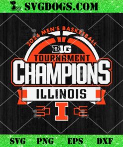 Big Tournament Champions Illinois SVG, 2024 Men’s Basketball SVG PNG EPS DXF