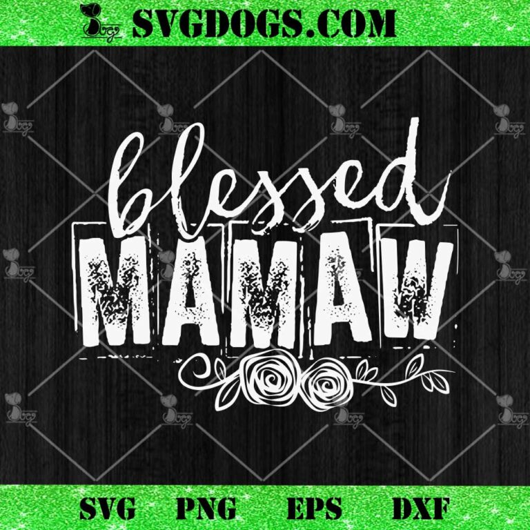 Blessed Mamaw Svg Png