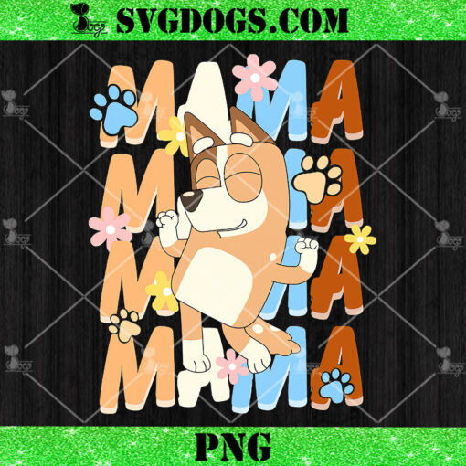 Bluey Mama PNG, Bluey Mother Day PNG