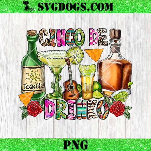 Cinco De Drinko Margarita Tequila PNG