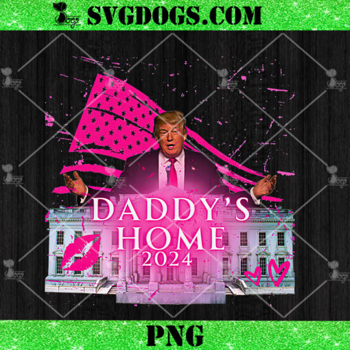 Daddy’s Home Trump Pink 2024 PNG