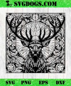 Deer Hunting Mandala SVG, Reindeer SVG PNG EPS DXF