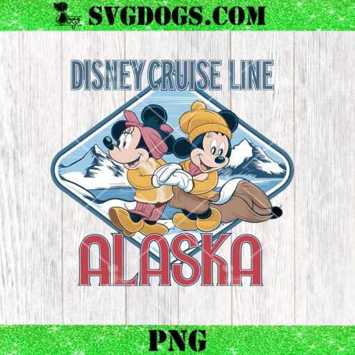 Disney Cruise Line Alaska PNG, Mickey Minnie Cruise Alaska Group PNG