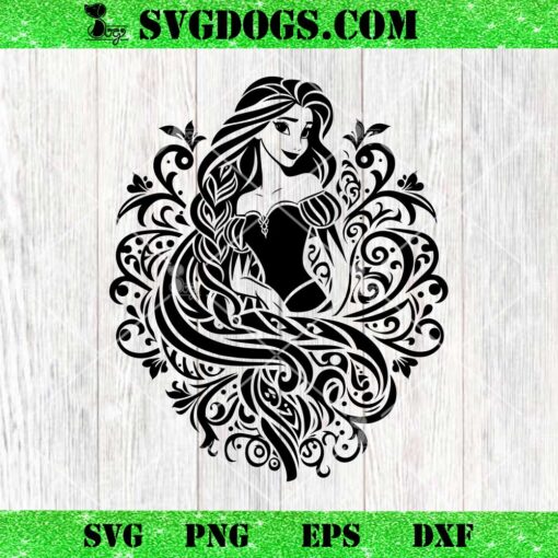 Disney Tangled Rapunzel SVG, Rapunzel Mandala SVG PNG EPS DXF