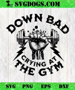 Down Bad Crying At The Gym SVG, TTPD Album Taylor Swift SVG PNG EPS DXF