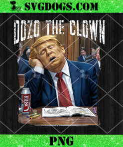 Dozo The Clown Donald Trump Sleeping At Trial PNG