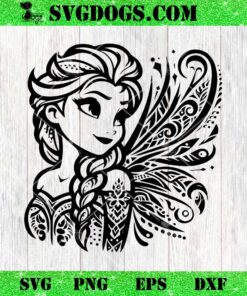 Disney Elsa Mandala SVG, Frozen SVG PNG DXF EPS