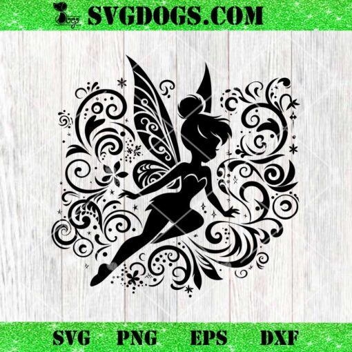 Fairy Mandala SVG, Tinkerbell SVG PNG EPS DXF